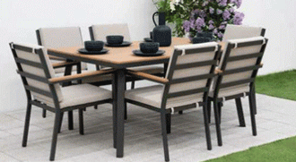 Heidi 6 Seat Dining Set.