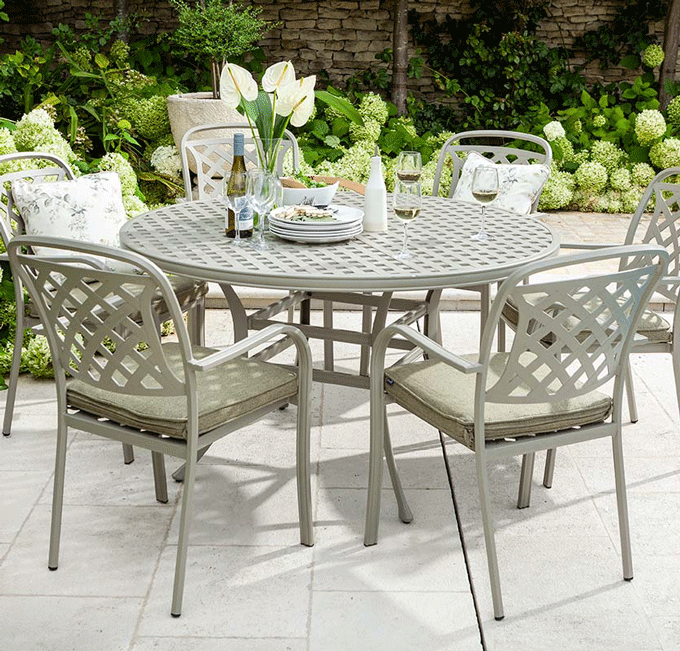 Berkeley 6 Seat Round Dining Set 