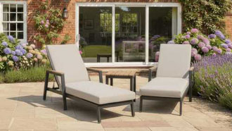 Heidi Sun Lounger Set with square table