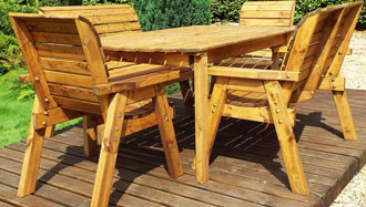 Charles Taylor Six Seat Deluxe Rectangular Set