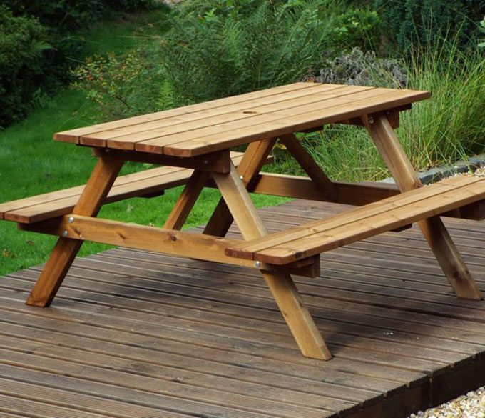 Charles Taylor Six Seater Picnic Table