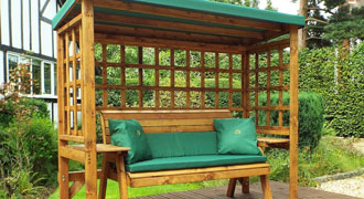 Wentworth 3 Seat Arbour Sea