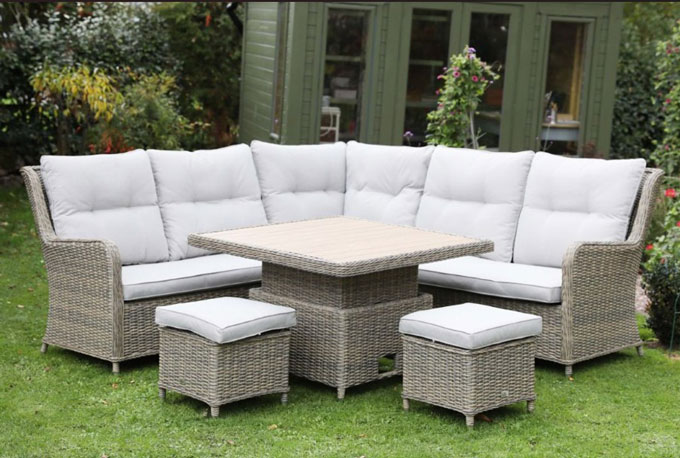  Lyra Mini Modular Set 1ith 100cm Square Adjustable Table