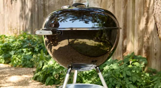 Weber Bar-B-Kettle 57cm Charcoal Barbecue, Black 