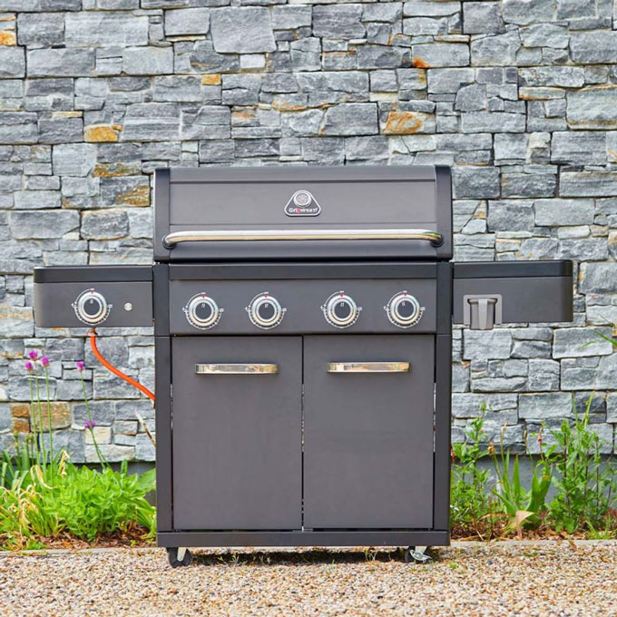 Grillstream Legacy 4 Burner Hybrid Barbecue With Side Burner