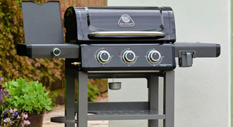 Grillstream Carbon 3 Burner Barbecue With Side Burner