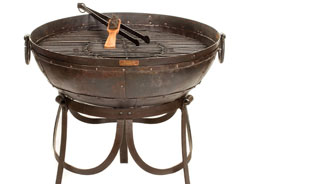 Kadai Gothic 80cm Recyled Barbecue Fire Pit