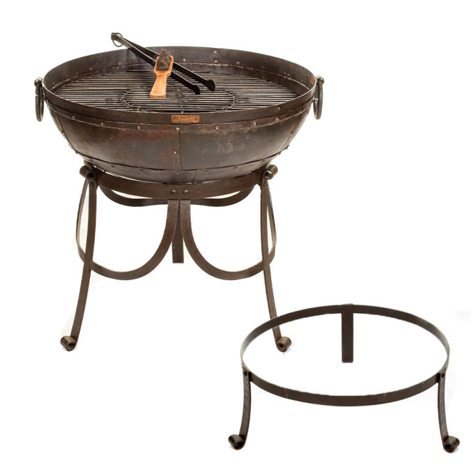 Kadai Gothic 60cm Recycled Barbecue Fire Pit