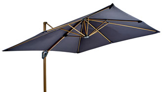 Aegean 2.5m Square Cantilever Parasol and Base 