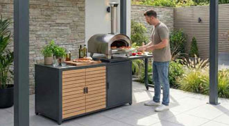 Cook Cabinet Outdoor Kitchen Workstation 