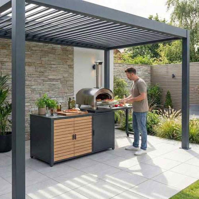Cook Cabinet Outdoor Kitchen Workstation 