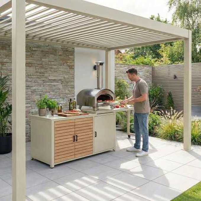 Cook Cabinet Outdoor Kitchen Workstation 