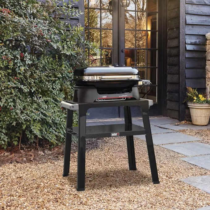 Weber Lumin Electric Outdoor Barbecue With Fixed Stand
