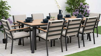Heidi 8 Seater Dining Set.