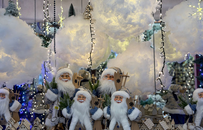 Christmas showroom