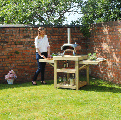 Zest Pizza Oven Table