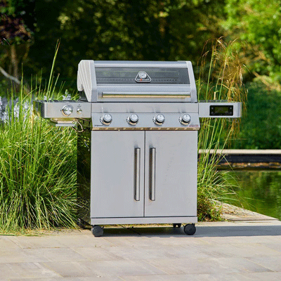 Grillstream Gourmet 4 Burner Hybrid Barbecue With SmartGrill Technology