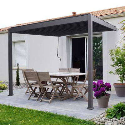 Titan Wall Mounted Pergola 3.6 x 3m
