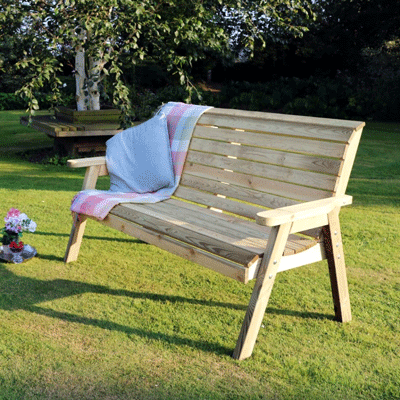 Charlotte 3 Seater Bench