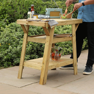 Barbecue Side Table